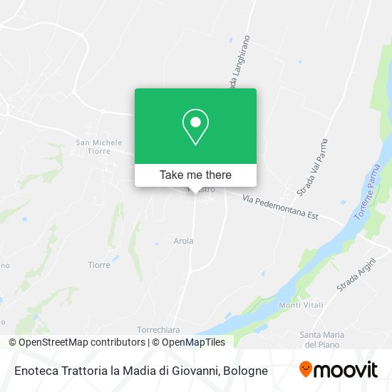 Enoteca Trattoria la Madia di Giovanni map