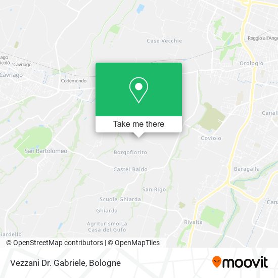 Vezzani Dr. Gabriele map