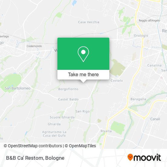 B&B Ca' Restom map