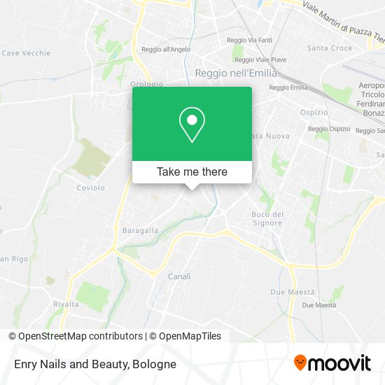 Enry Nails and Beauty map