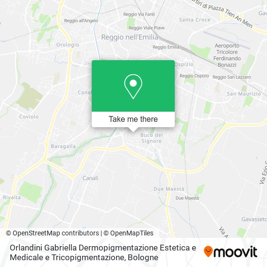 Orlandini Gabriella Dermopigmentazione Estetica e Medicale e Tricopigmentazione map