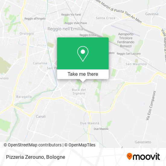 Pizzeria Zerouno map
