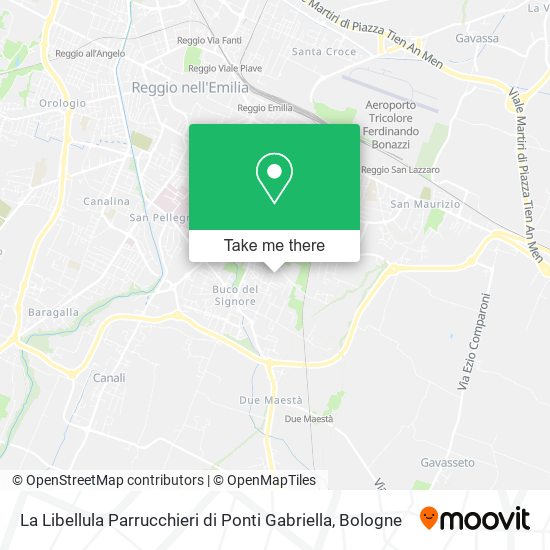 La Libellula Parrucchieri di Ponti Gabriella map