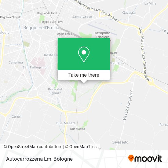 Autocarrozzeria Lm map