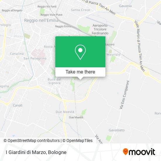 I Giardini di Marzo map