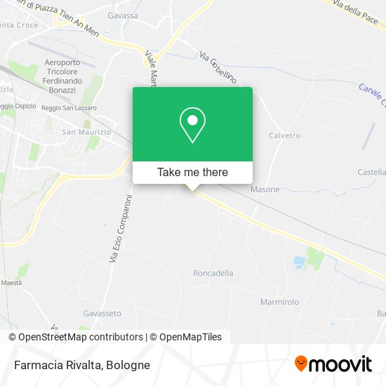 Farmacia Rivalta map