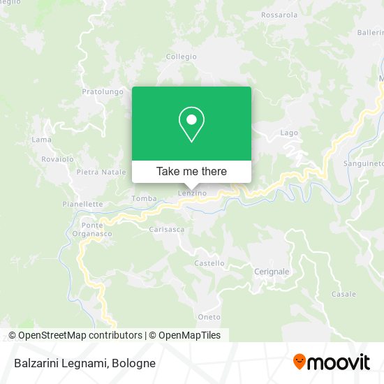 Balzarini Legnami map