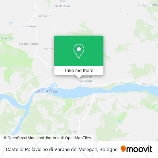 Castello Pallavicino di Varano de' Melegari map