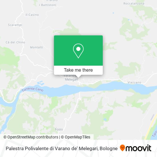 Palestra Polivalente di Varano de' Melegari map