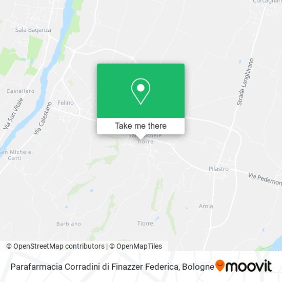 Parafarmacia Corradini di Finazzer Federica map