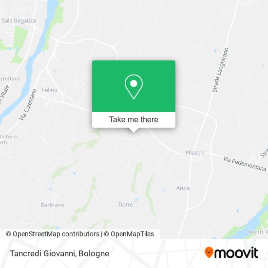 Tancredi Giovanni map