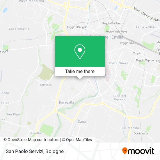 San Paolo Servizi map
