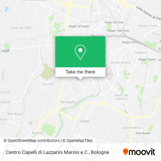 Centro Capelli di Lazzarini Marino e C. map