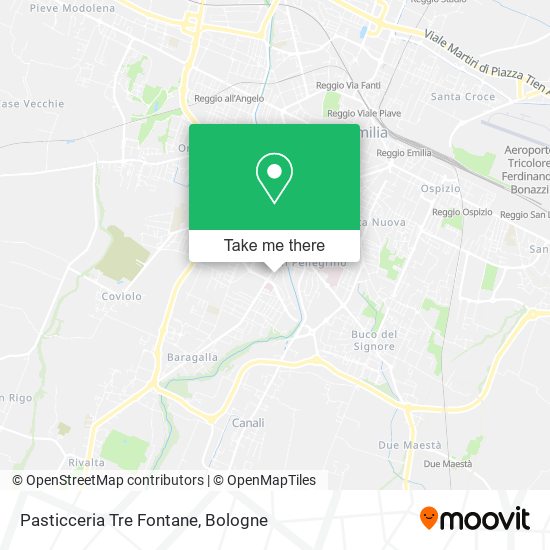 Pasticceria Tre Fontane map