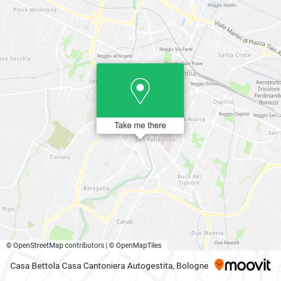 Casa Bettola Casa Cantoniera Autogestita map