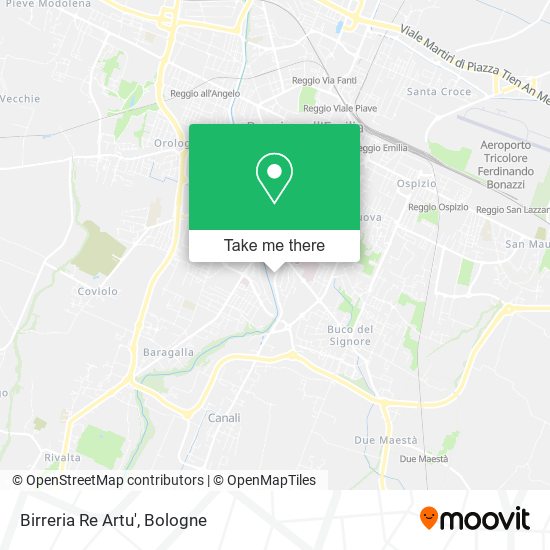 Birreria Re Artu' map