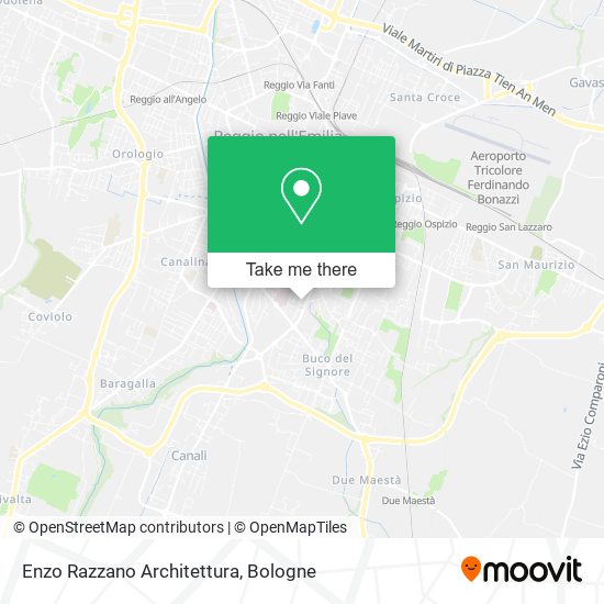 Enzo Razzano Architettura map