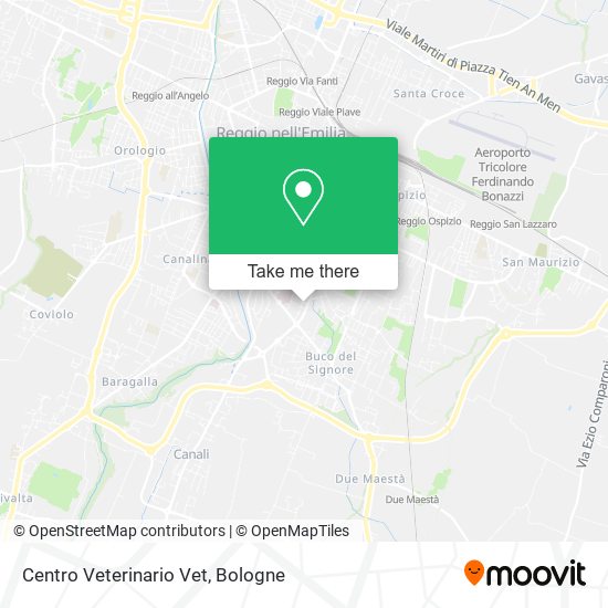 Centro Veterinario Vet map
