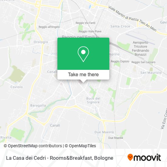 La Casa dei Cedri - Rooms&Breakfast map