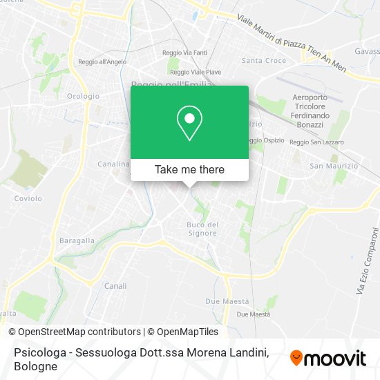Psicologa - Sessuologa Dott.ssa Morena Landini map