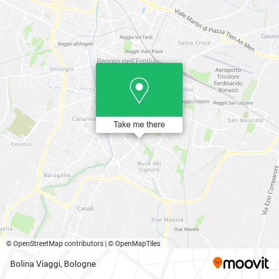 Bolina Viaggi map