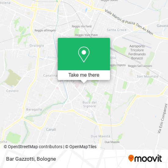 Bar Gazzotti map