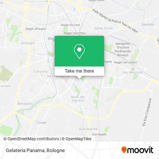 Gelateria Panama map
