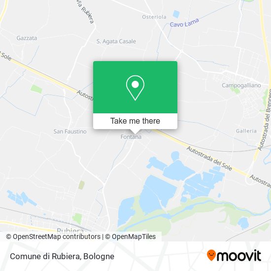 Comune di Rubiera map