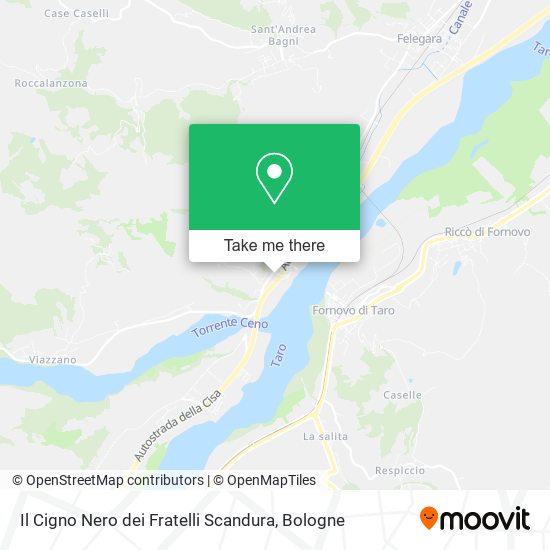 Il Cigno Nero dei Fratelli Scandura map