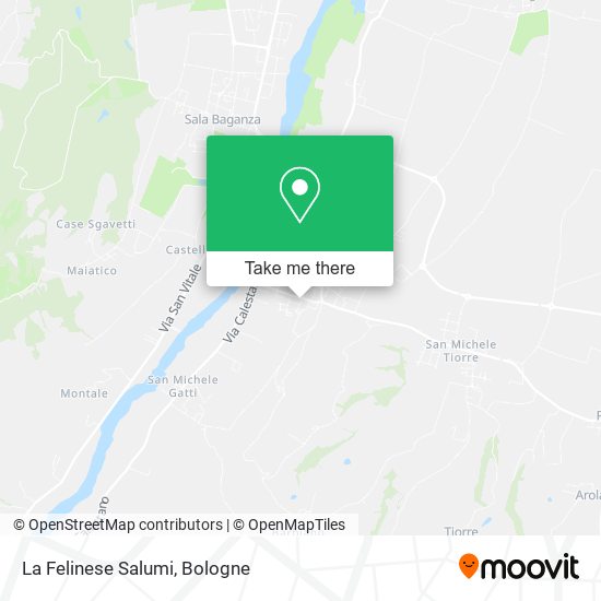 La Felinese Salumi map