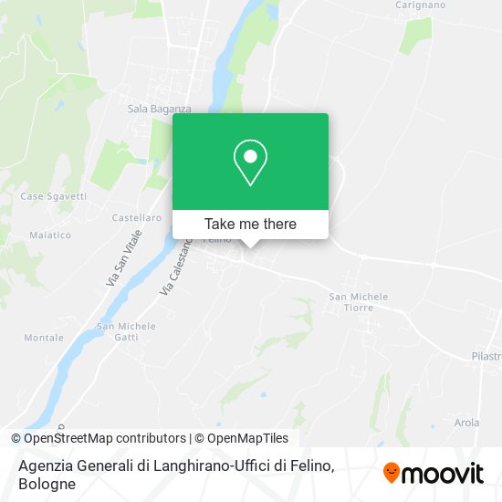 Agenzia Generali di Langhirano-Uffici di Felino map