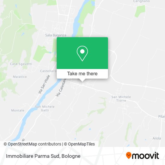Immobiliare Parma Sud map