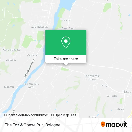 The Fox & Goose Pub map