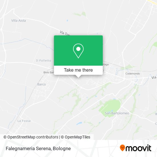 Falegnameria Serena map