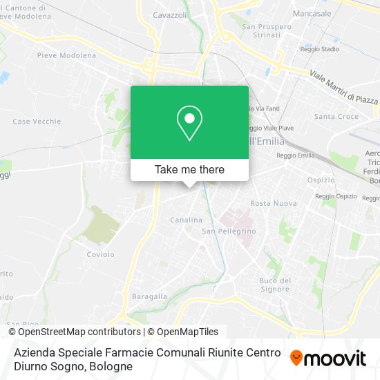 Azienda Speciale Farmacie Comunali Riunite Centro Diurno Sogno map