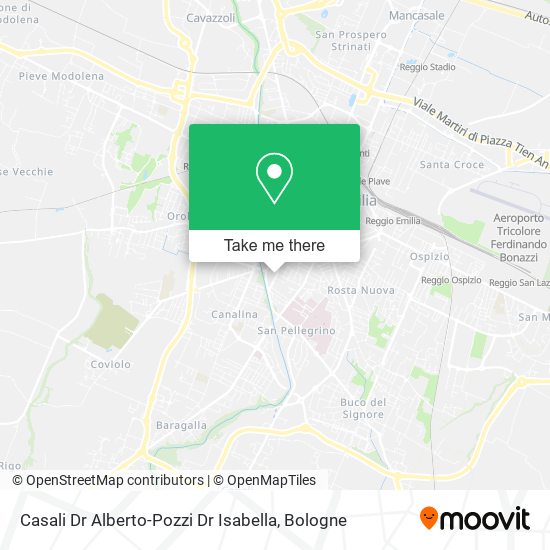 Casali Dr Alberto-Pozzi Dr Isabella map
