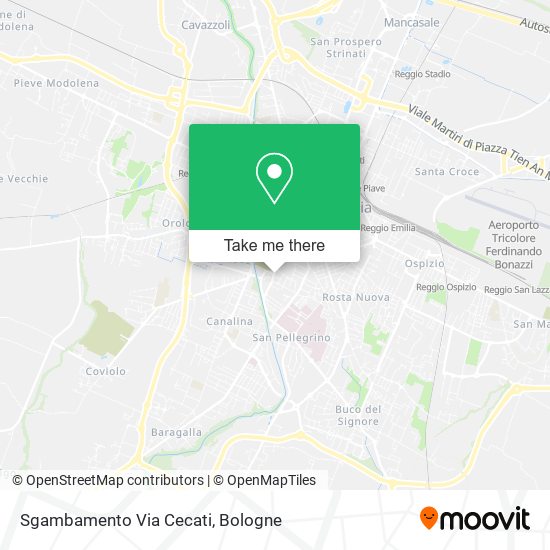 Sgambamento Via Cecati map