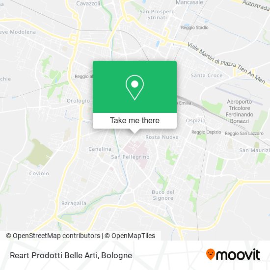 Reart Prodotti Belle Arti map