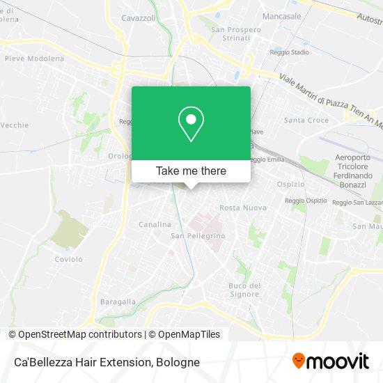 Ca'Bellezza Hair Extension map
