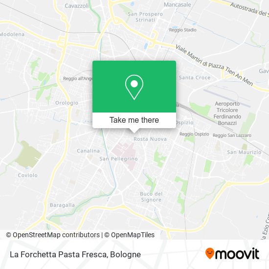 La Forchetta Pasta Fresca map
