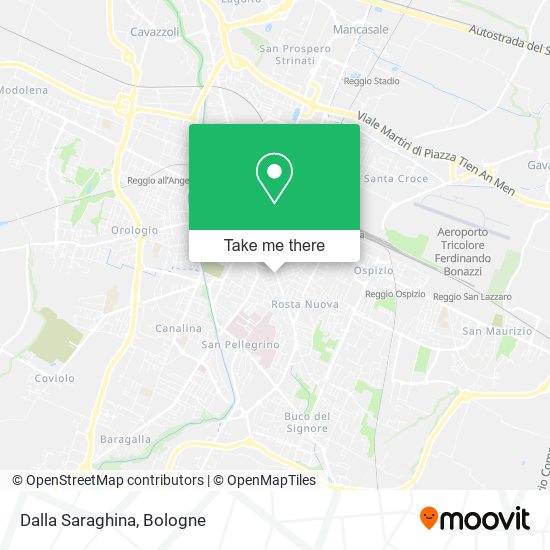 Dalla Saraghina map
