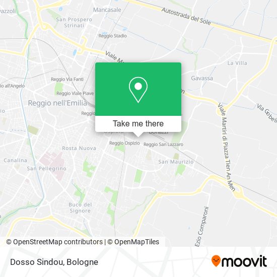 Dosso Sindou map