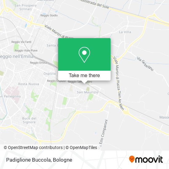 Padiglione Buccola map