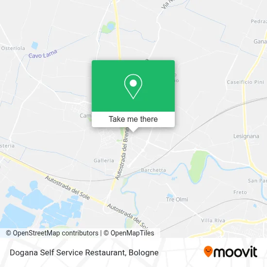 Dogana Self Service Restaurant map