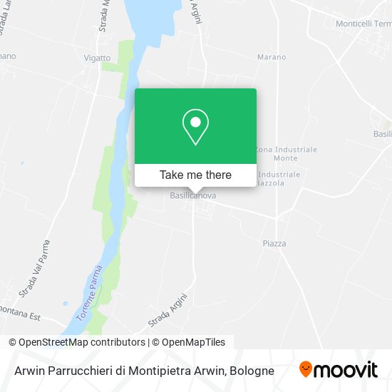 Arwin Parrucchieri di Montipietra Arwin map