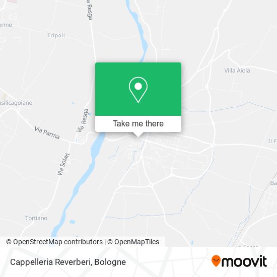 Cappelleria Reverberi map