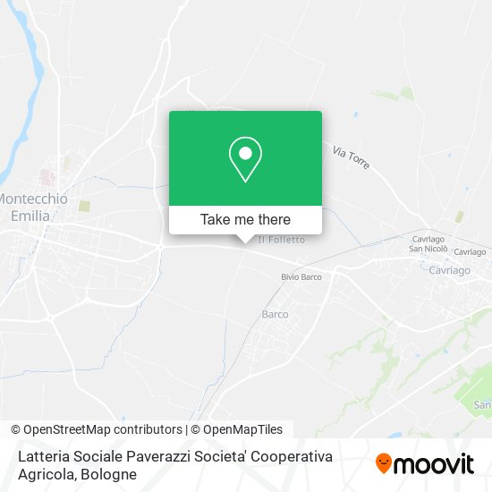 Latteria Sociale Paverazzi Societa' Cooperativa Agricola map