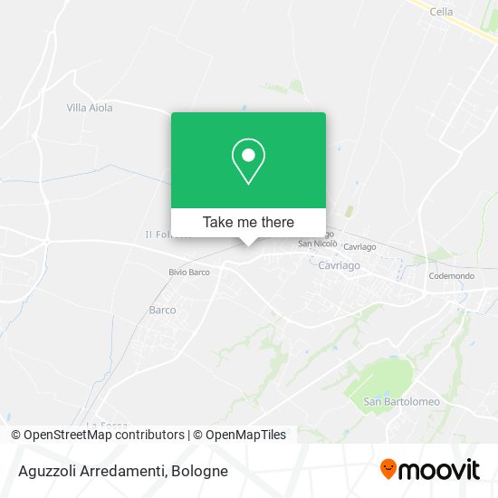 Aguzzoli Arredamenti map
