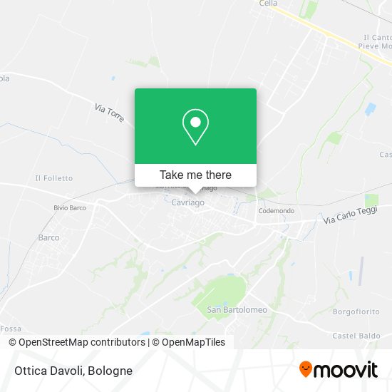 Ottica Davoli map