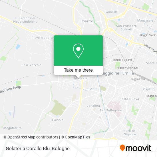 Gelateria Corallo Blu map